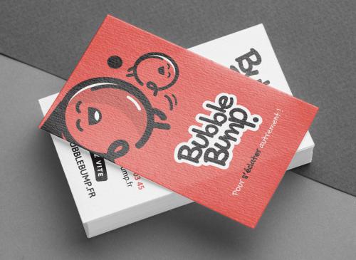 Carte de visite Bubble Bump