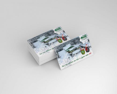 carte de voeux de fin d'année 