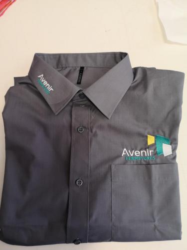 Chemise personnalisées Avenir Fermetures 