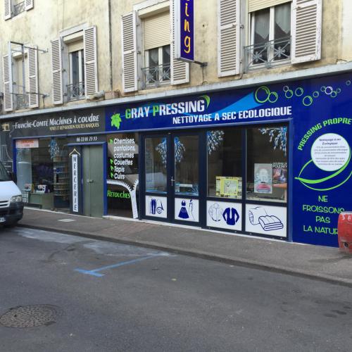 Enseigne Gray pressing