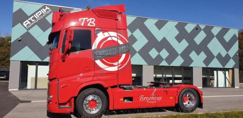 Volvo transports Brishoux