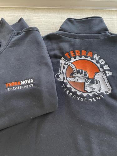Pull zippés personnalisés TERRANOVA